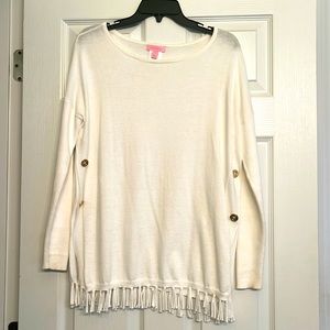 Lilly Pulitzer cream colored sweater